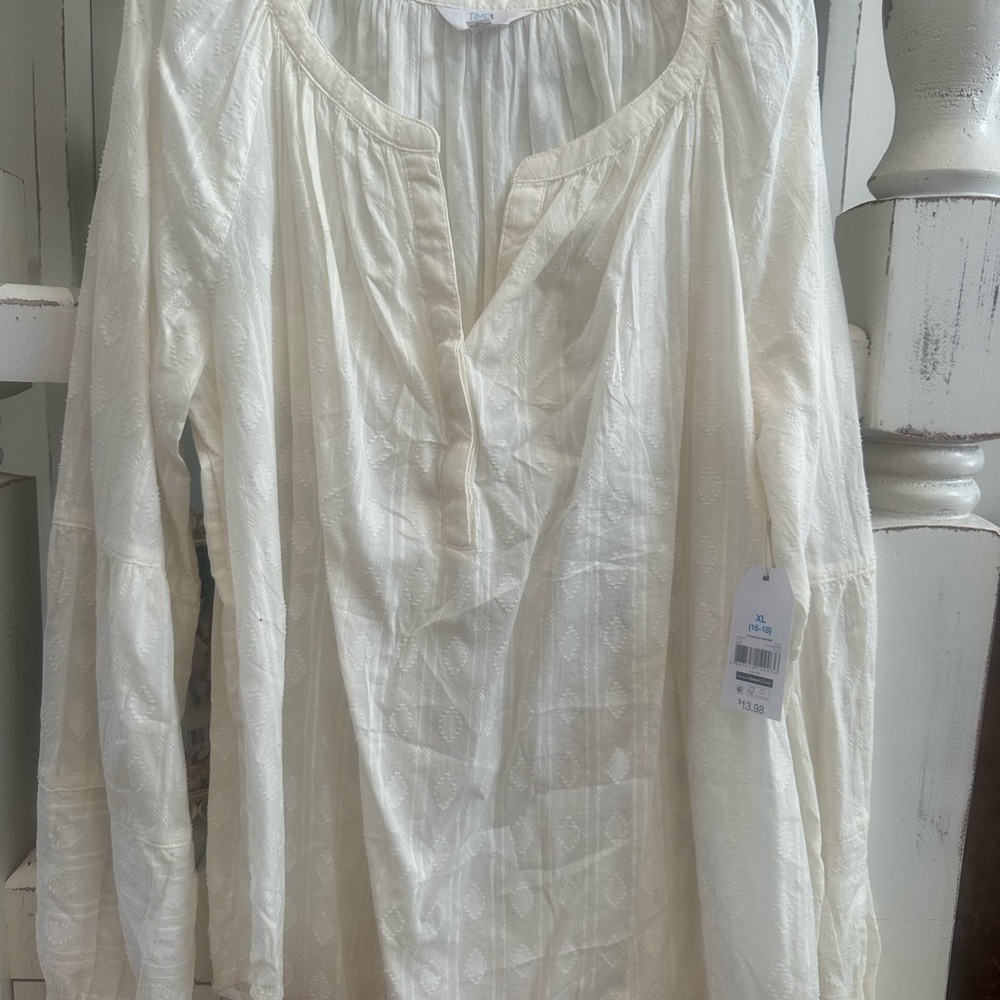 Women's Cream Blouse